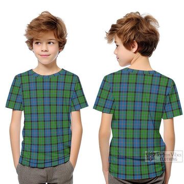 Stirling Tartan Kid T-Shirt Youth XL Size14 - Tartanvibesclothing Shop
