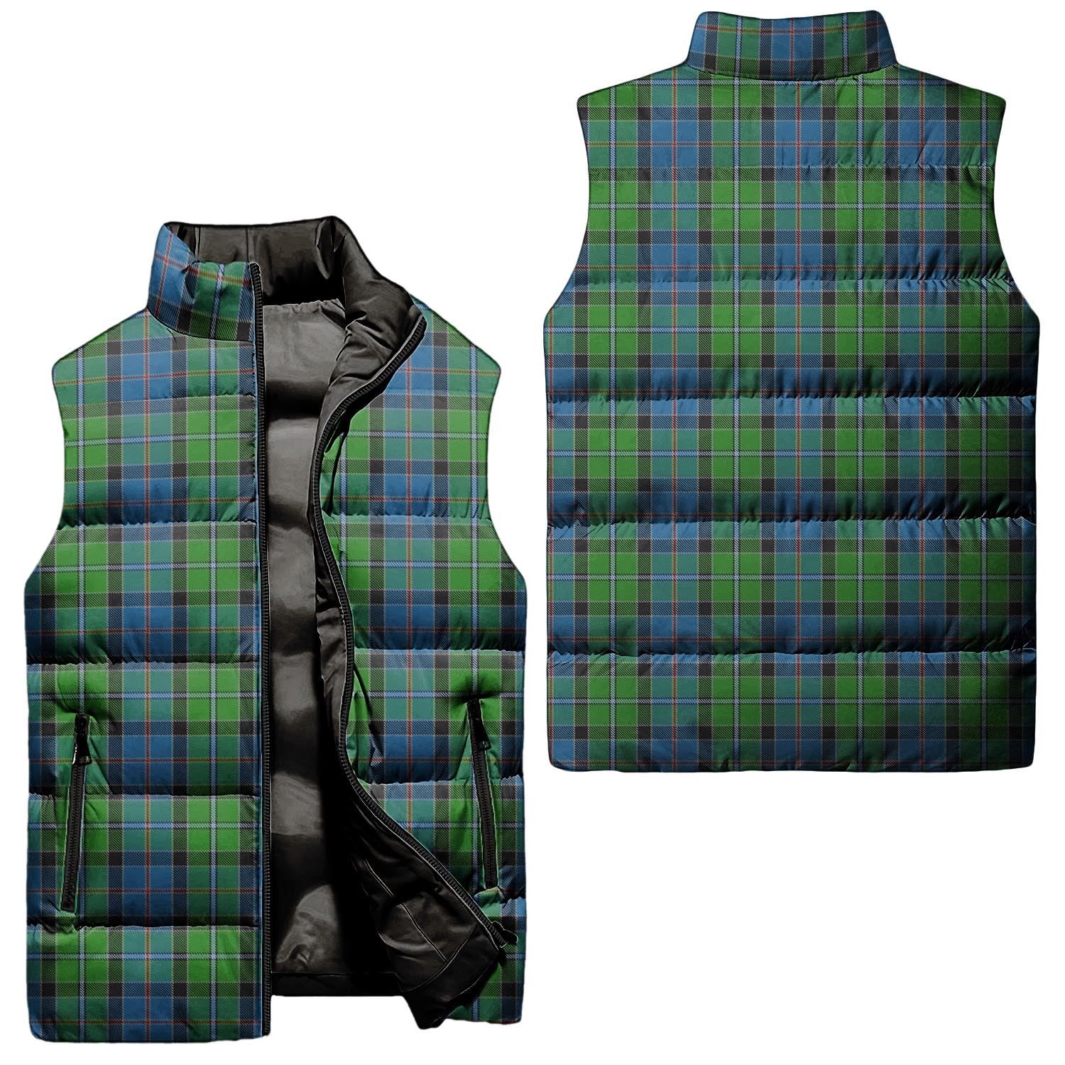 Stirling Tartan Sleeveless Puffer Jacket Unisex - Tartanvibesclothing