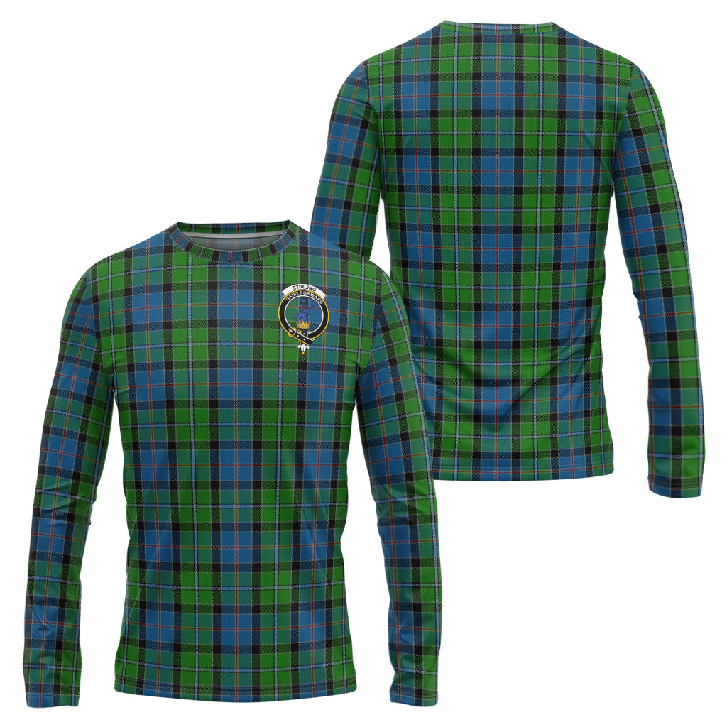 stirling-tartan-long-sleeve-t-shirt-with-family-crest
