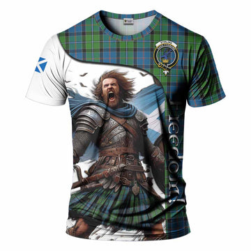 Stirling Crest Tartan T-Shirt Inspired by the Freedom of Scottish Warrior