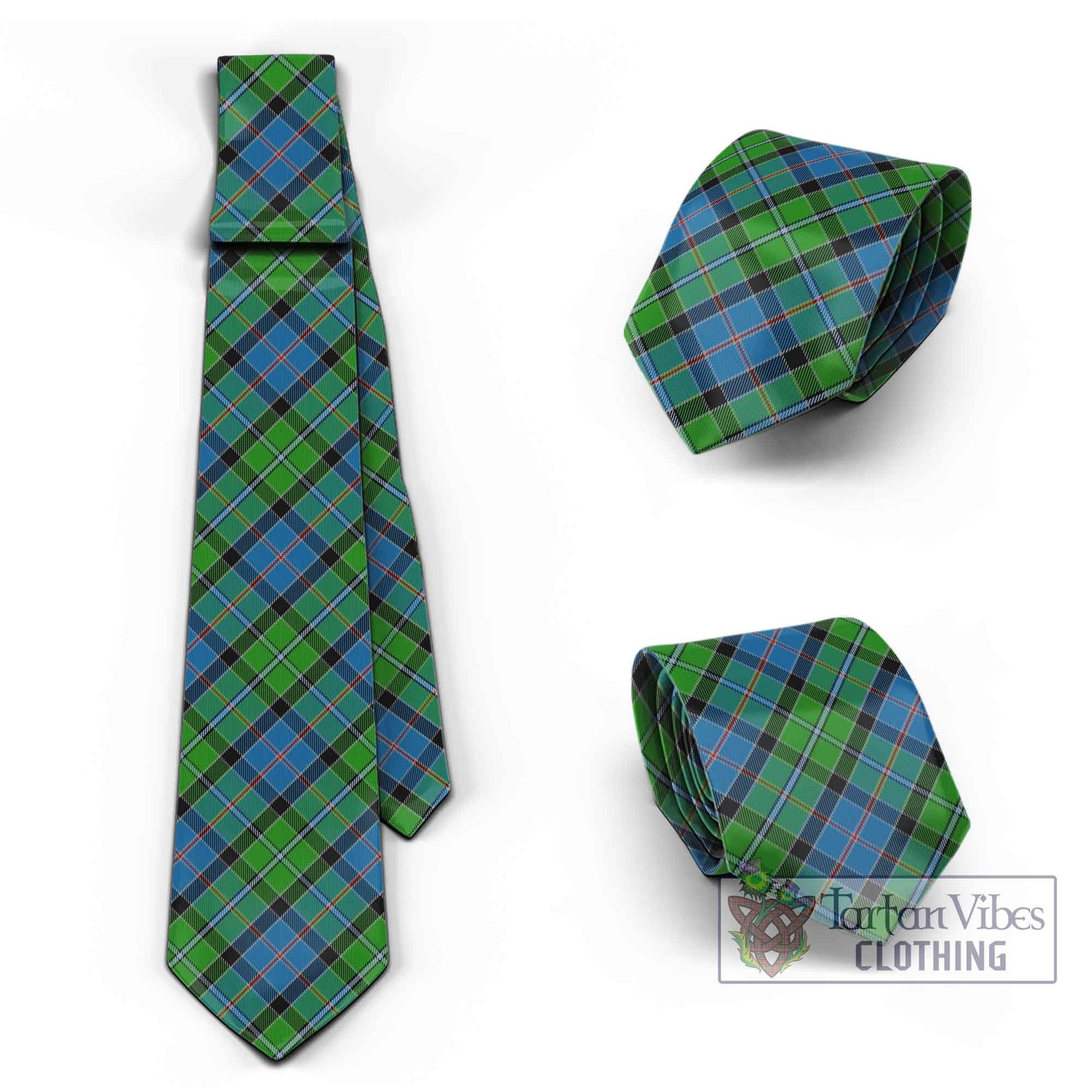 Tartan Vibes Clothing Stirling Tartan Classic Necktie Cross Style