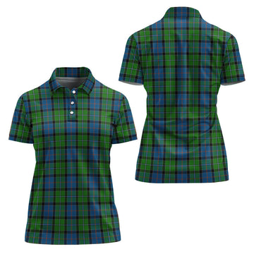 Stirling Tartan Polo Shirt For Women