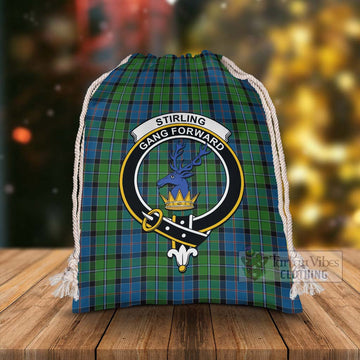 Tartan Vibes Clothing Stirling Tartan Christmas Santa's Bag with Family Crest