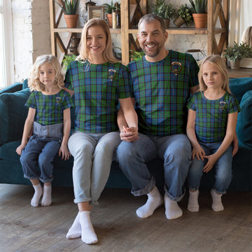 Stirling Tartan T-Shirt with Family Crest