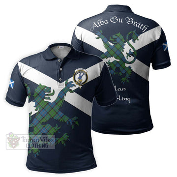 Tartan Vibes Clothing Stirling Tartan Lion Rampant Polo Shirt – Proudly Display Your Heritage with Alba Gu Brath and Clan Name