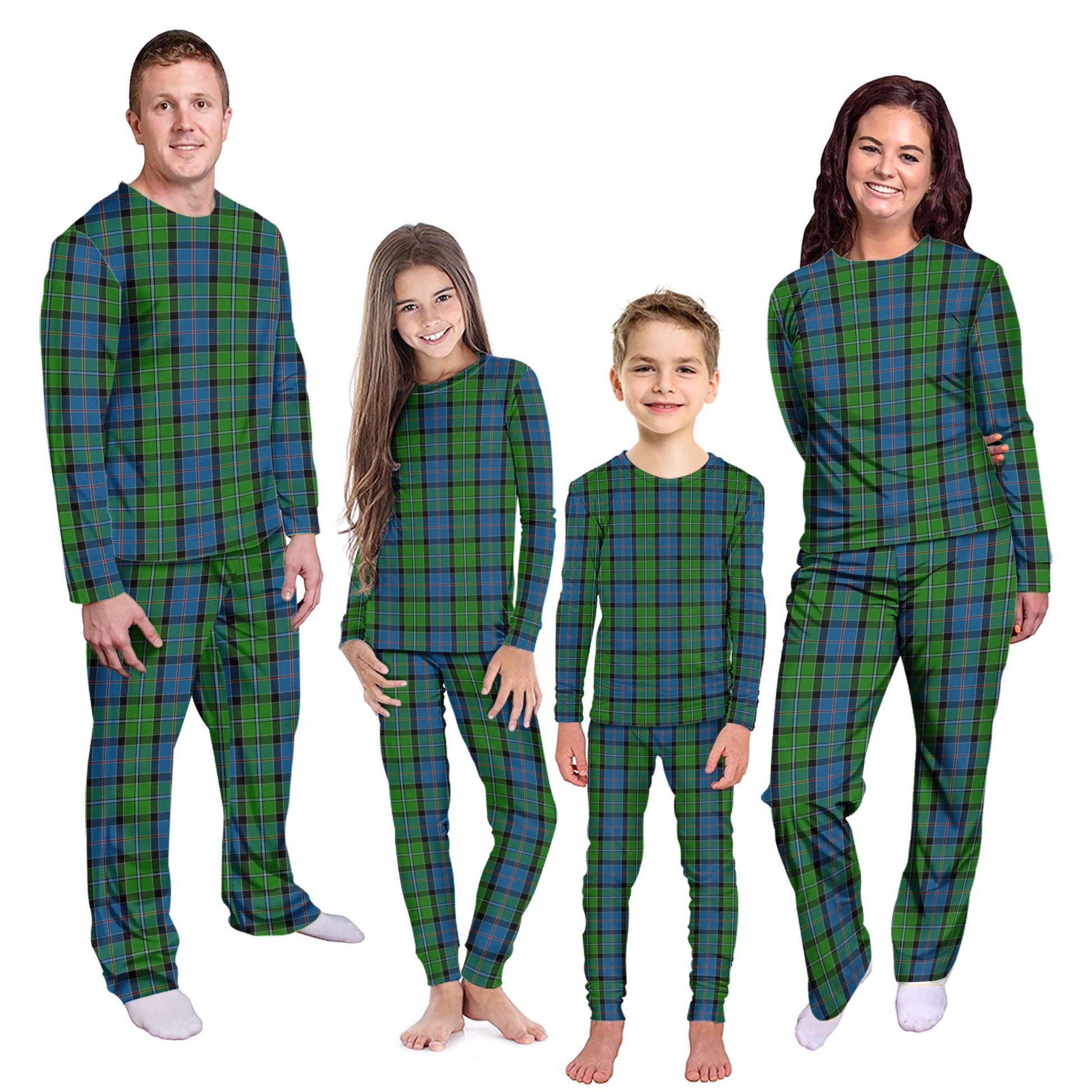 Stirling Tartan Pajamas Family Set Kid - Tartan Vibes Clothing