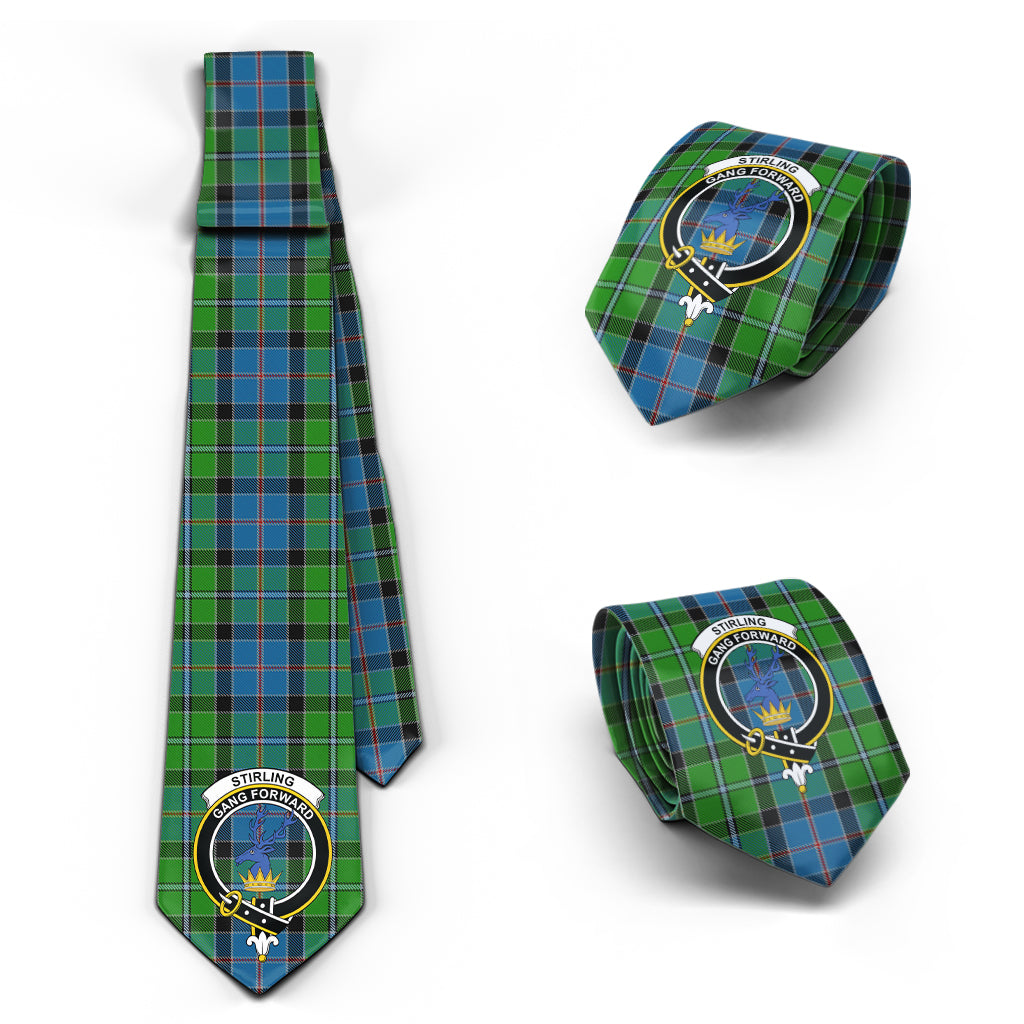 Stirling (of Keir) Tartan Crest Garden Flag - Celtic Thistle Style main image 1