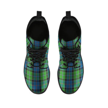 Stirling Tartan Leather Boots