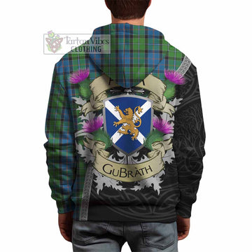 Tartan Vibes Clothing Stirling Tartan Family Crest Hoodie Lion Rampant Royal Thistle Shield Celtic Inspired