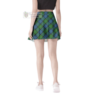 Stirling Tartan Women's Plated Mini Skirt