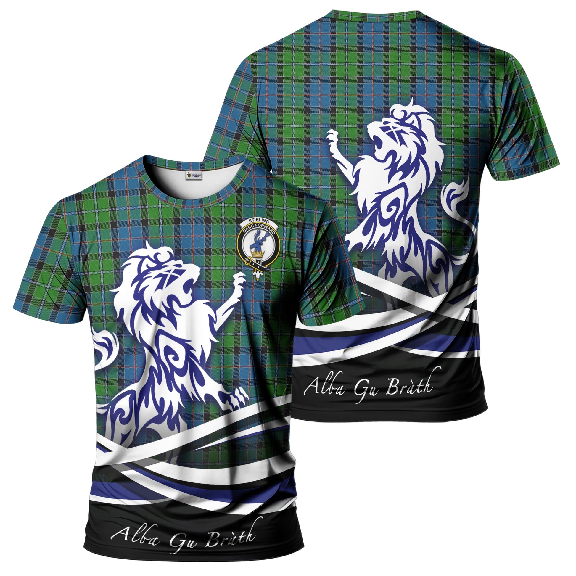 stirling-tartan-t-shirt-with-alba-gu-brath-regal-lion-emblem