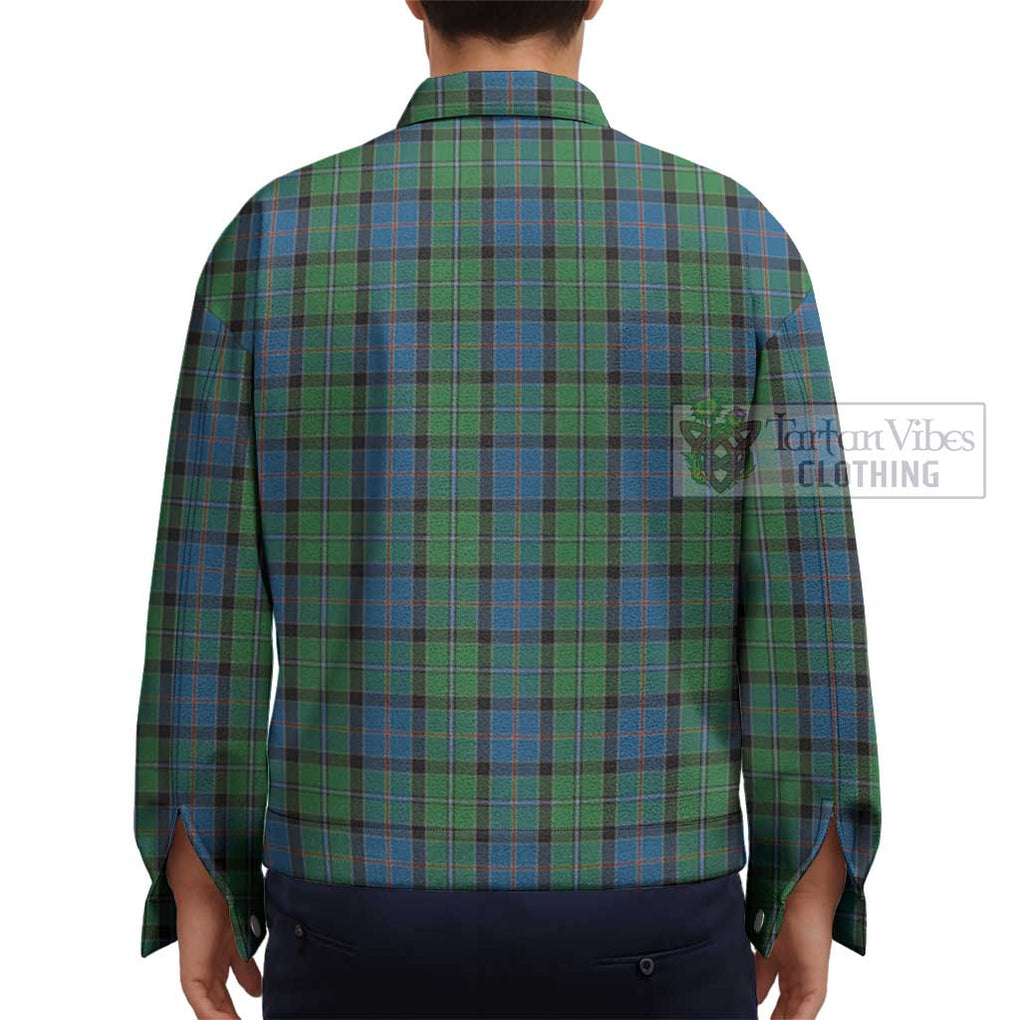 Stirling Tartan Unisex Lapel Cotton Jacket - Tartan Vibes Clothing