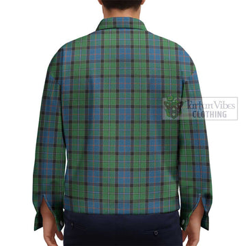 Stirling Tartan Unisex Lapel Cotton Jacket - Tartan Vibes Clothing