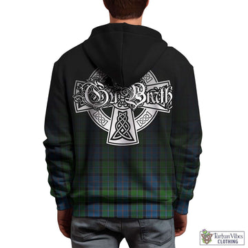 Tartan Vibes Clothing Stirling Tartan Hoodie Featuring Alba Gu Brath Family Crest Celtic Inspired