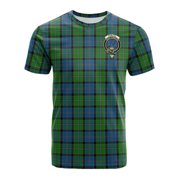 Stirling Tartan T-Shirt with Family Crest