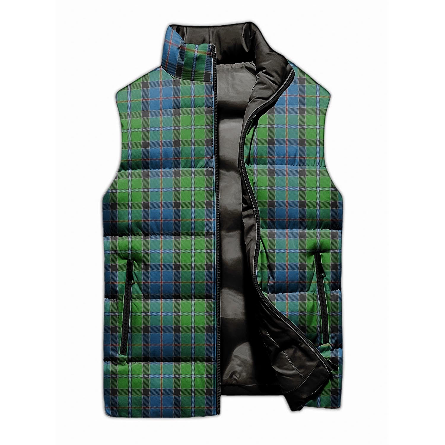 Stirling Tartan Sleeveless Puffer Jacket - Tartanvibesclothing