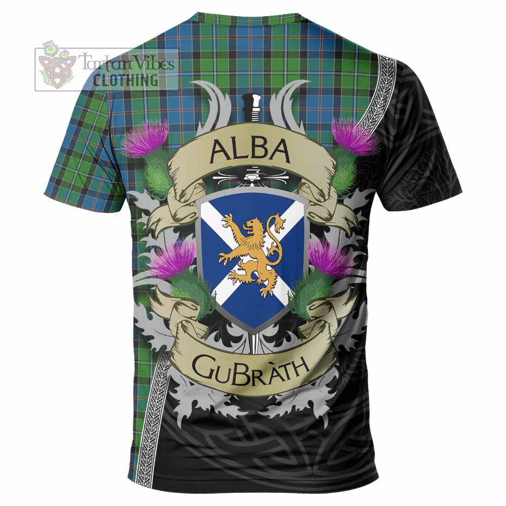 Tartan Vibes Clothing Stirling Tartan Family Crest T-Shirt Lion Rampant Royal Thistle Shield Celtic Inspired