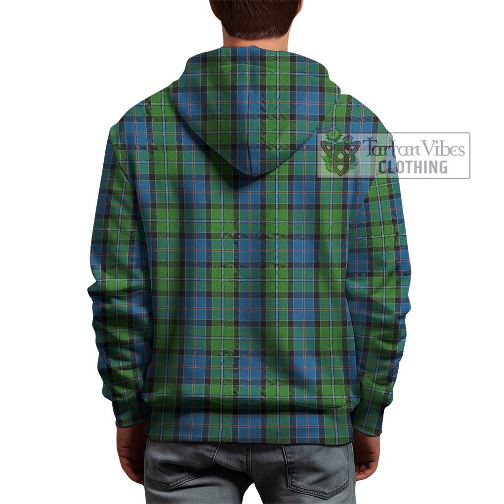 Stirling Tartan Hoodie with Family Crest DNA In Me Style - Tartanvibesclothing Shop