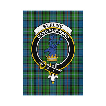 Stirling Tartan Flag with Family Crest - Tartan Vibes Clothing