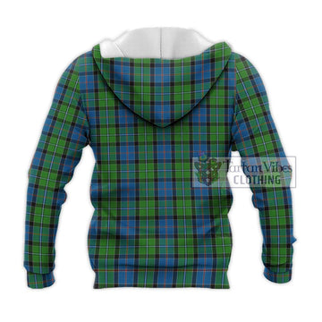 Stirling Tartan Knitted Hoodie with Family Crest DNA In Me Style - Tartanvibesclothing Shop