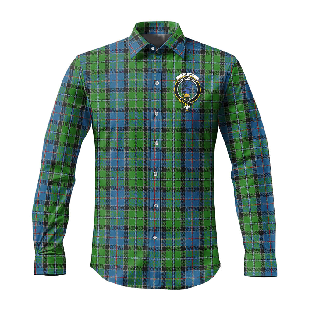 stirling-tartan-long-sleeve-button-up-shirt-with-family-crest
