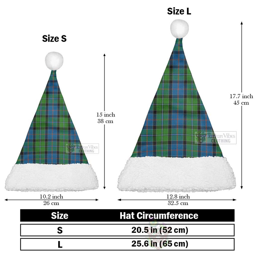Tartan Vibes Clothing Stirling Tartan Christmas Santa Hats