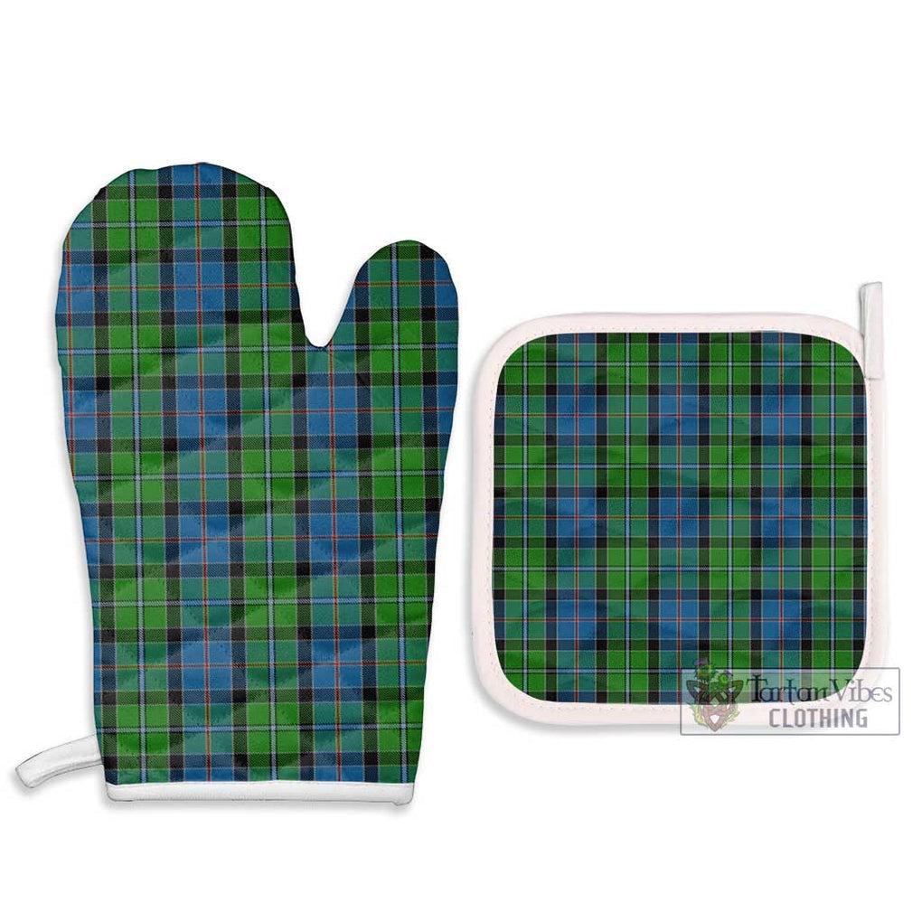 Stirling Tartan Combo Oven Mitt & Pot-Holder Combo 1 Oven Mitt & 2 Pot-Holder White - Tartan Vibes Clothing