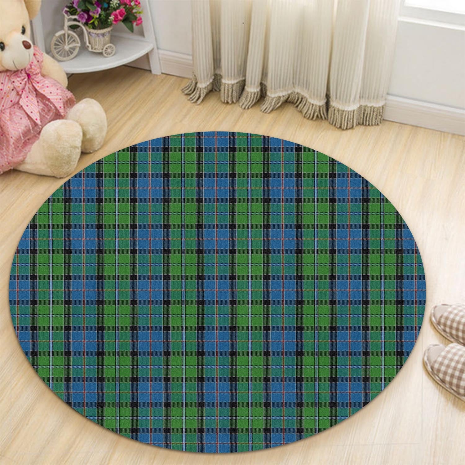 stirling-tartan-round-rug
