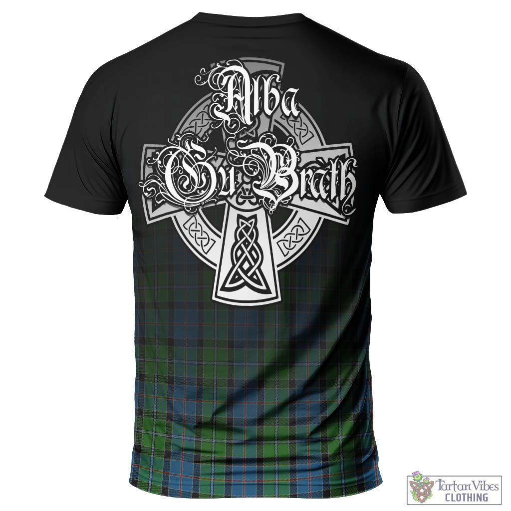 Tartan Vibes Clothing Stirling Tartan T-Shirt Featuring Alba Gu Brath Family Crest Celtic Inspired