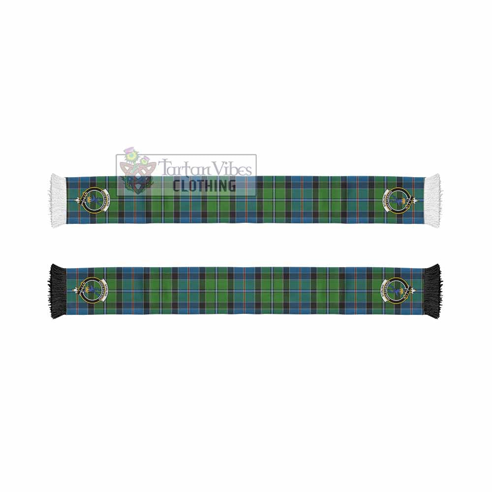 Tartan Vibes Clothing Stirling Tartan Ruffneck Scarf with Family Crest