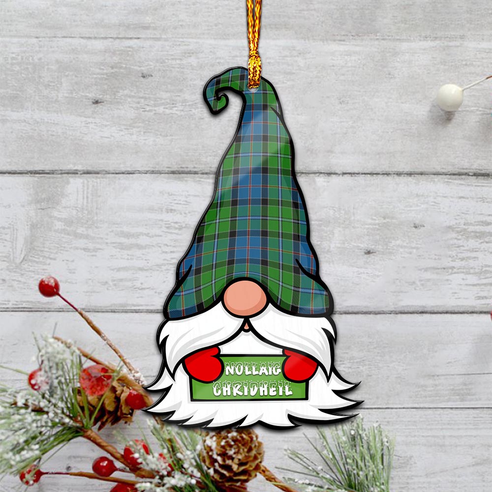 Stirling Gnome Christmas Ornament with His Tartan Christmas Hat - Tartan Vibes Clothing