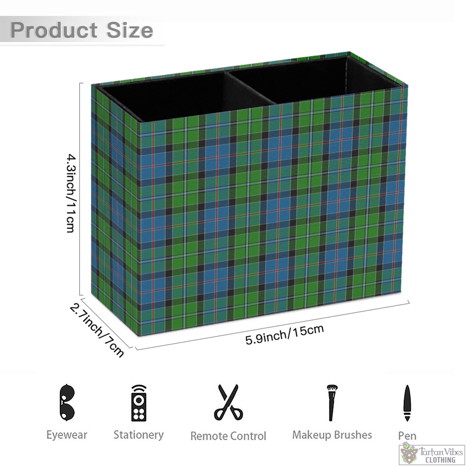 Tartan Vibes Clothing Stirling Tartan Pen Holder