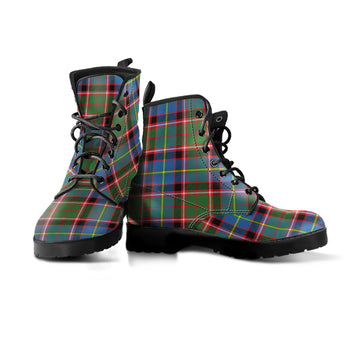 Stirling Bannockburn Tartan Leather Boots