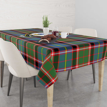 Stirling Bannockburn Tatan Tablecloth with Family Crest