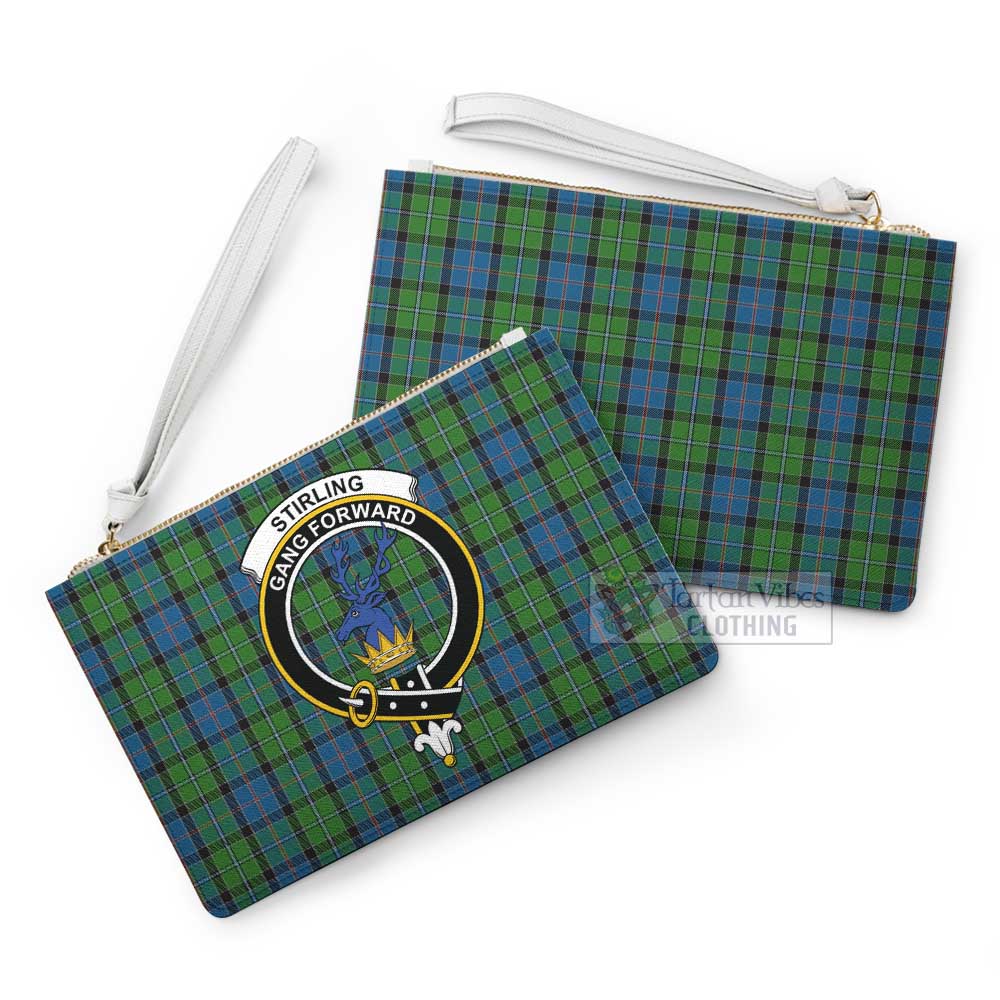 Tartan Vibes Clothing Stirling Family Crest Tartan Clutch Bag