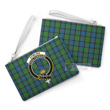 Tartan Vibes Clothing Stirling Family Crest Tartan Clutch Bag