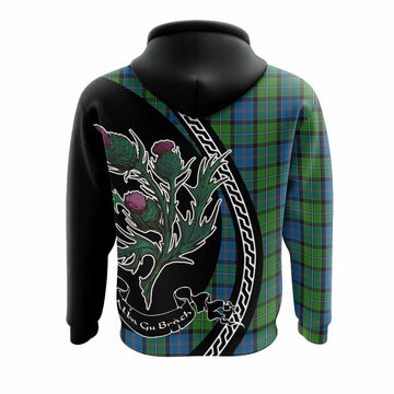 Stirling Family Crest Tartan Hoodie Alba Thistle Inspired - Tartan Vibes Clothing