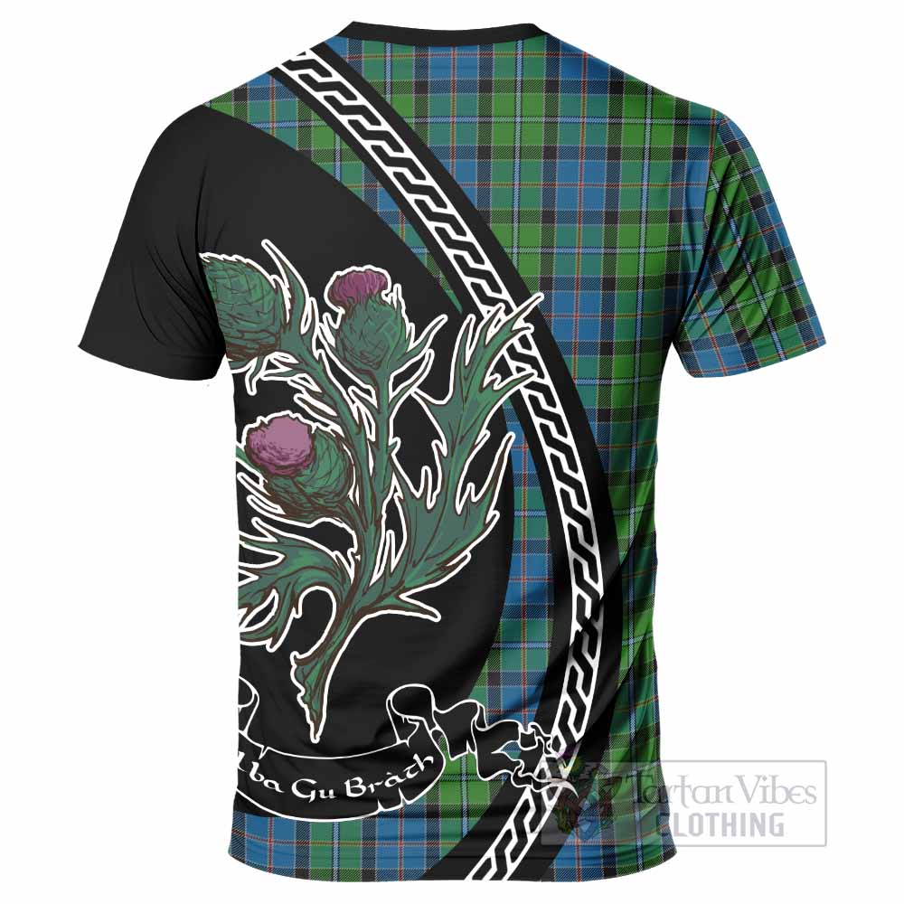 Stirling Family Crest Tartan T-Shirt Alba Thistle Inspired - Tartan Vibes Clothing
