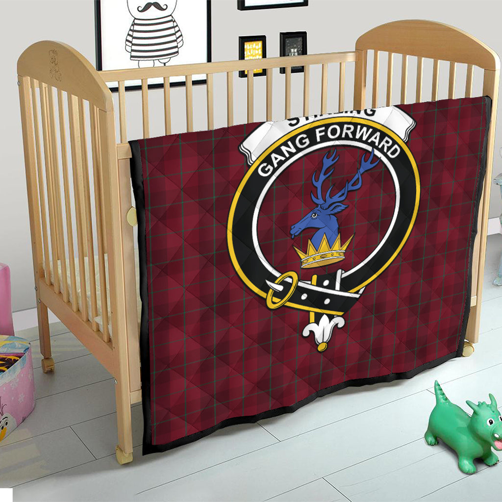 stirling-of-keir-tartan-quilt-with-family-crest