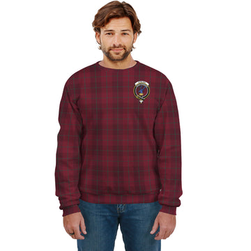 Stirling of Keir Tartan Sweatshirt with Family Crest