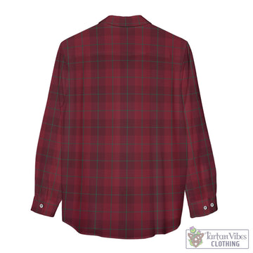 Stirling of Keir Tartan Womens Casual Shirt with Family Crest
