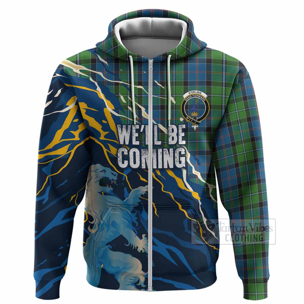 Stirling Scotland Tartan Hoodie WC2026 Football - We'll Be Coming
