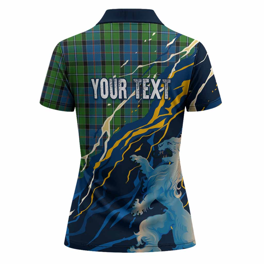Stirling Scotland Tartan Women Polo Shirt WC2026 Football - We'll Be Coming
