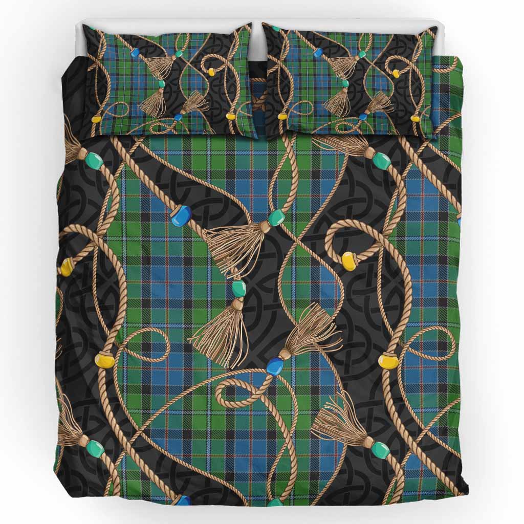 Stirling Scottish Tartan Twisted Ropes Stylized Bedding Set UK Bedding Set UK King 91*87 inch - Tartan Vibes Clothing