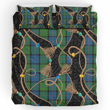 Stirling Scottish Tartan Twisted Ropes Stylized Bedding Set