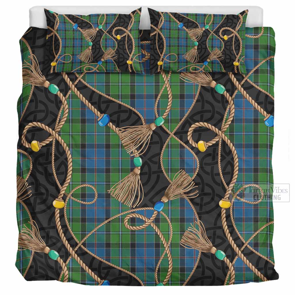 Stirling Scottish Tartan Twisted Ropes Stylized Bedding Set UK Bedding Set UK Super King 104*94 inch - Tartan Vibes Clothing