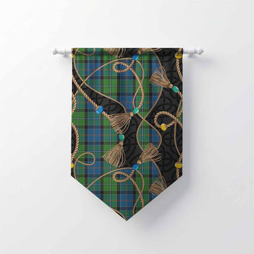 Stirling Scottish Tartan Twisted Ropes Stylized Gonfalon