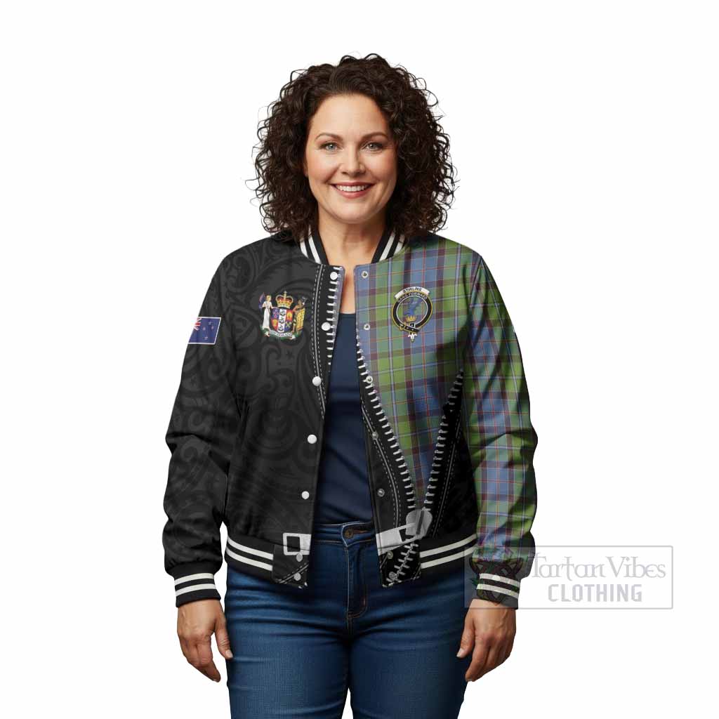 Stirling Tartan Baseball Jacket New Zealand Pattern Unique Zipper Stylized