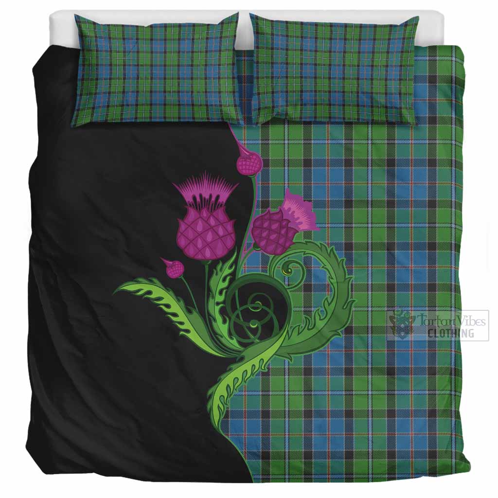 Stirling Tartan Bedding Set Traditional Scottish Thistle UK Bedding Set UK Super King 104*94 inch - Tartan Vibes Clothing