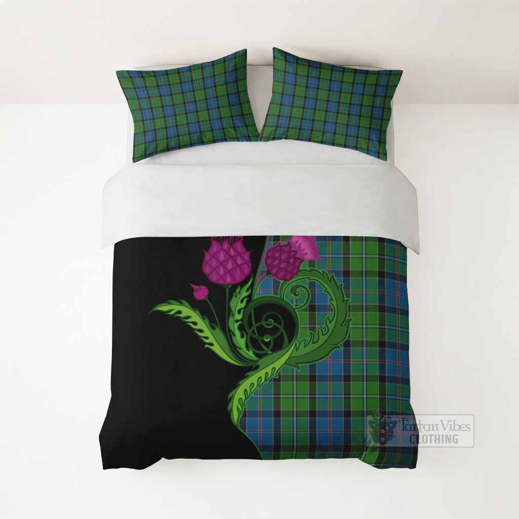 Stirling Tartan Bedding Set Traditional Scottish Thistle - Tartan Vibes Clothing